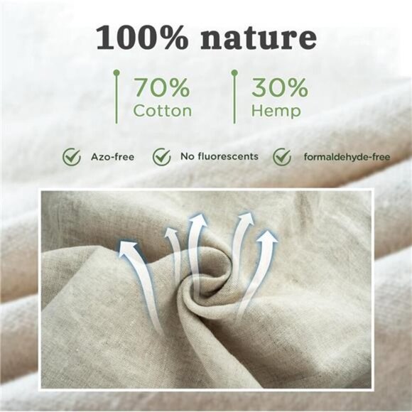 Fabric Storage Baskets for Shelves | Closet Storage Bins | Linen Cloth Baskets - Picture 2 of 8